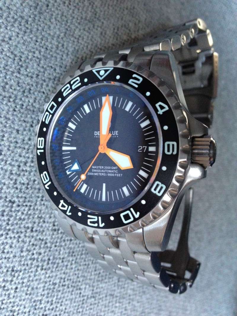 deep blue precision diver watch