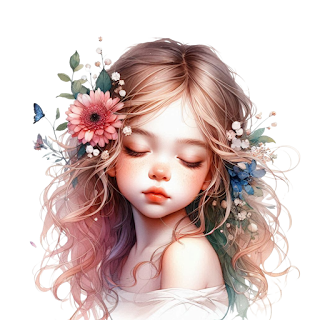 Watercolor girls - Laura Re Art